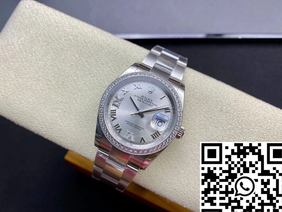 Datejust Rolex Factory EW Diamond-set M126284RBR-0022 Bezel 0219